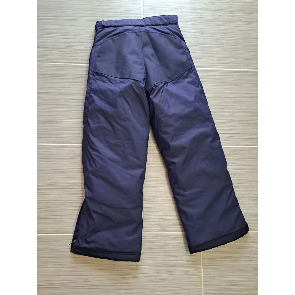 L.L. Bean Boys Size 8 Navy Blue Insulated Ski Snow Pants Polyester Nylon - Picture 5 of 10